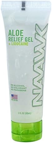 ALOE GEL W/ LIDOCAINE (1 oz. Squeeze Tube) by NAAWK