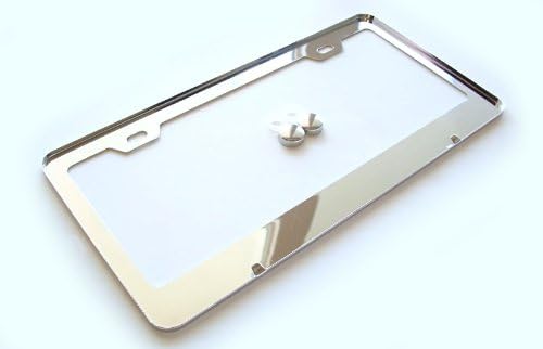 Acura RSX Chrome License Plate Frame w/ Screw Covers