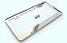 GMC Denali Chrome License Plate Frame w/ Screw Covers