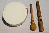10 Rawhide Drum with FREE Beater and Flute