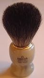Health & Personal Care : Omega Stripey Badger Hair Shaving Brush with Stand - #63171-Made in Italy