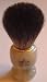 Omega Stripey Syntethic Badger Hair Shaving Brush with Stand - #63171-Made in Italy