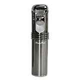 Rocky Patel Cigar Lighter Diplomat 5 Torch Lighters with Punch - Gun Metal