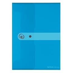 Herlitz 11206687 Dokumententasche 6er Pack PP A4 transparent blau