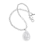 Moonstone "Destiny" Necklace with Quan Yin Pendant - 16 1/2"