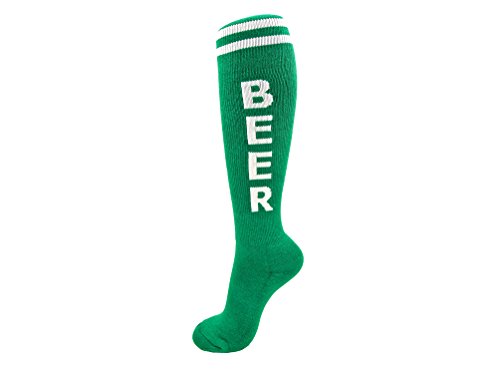 Gumball Poodle - High Calf - BEER Socks (Green)