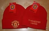 OFFICIAL MANCHESTER UNITED F.C RED CREST BRONX HAT WITH CLUB CREST