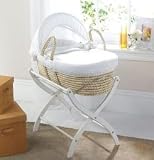 Izziwotnot - White Gift - Maize Moses Basket
