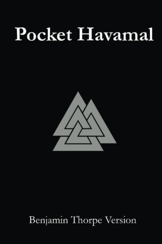 Pocket Havamal Benjamin Thorpe Version Black