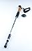 RWX Astro Collapsible Teleskopstock mit Dämpfung / Wanderstock / Gehstock / Spazierstock 66-135cm mit Handschutz, silber