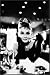 Audrey Hepburn Movie (Breakfast at Tiffany's, With Cigarette) Framed Poster Print - 24" X 36"