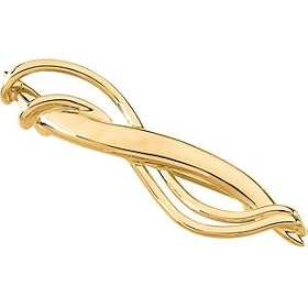 14K Yellow Gold Brooch by DivaDiamonds