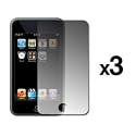 3 Pack of Premium Reusable LCD Screen Protectors for Apple iPod Touch 3rd Generation 32GB / 64GB [Accessory Export Packaging]