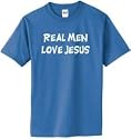 Real Men Love Jesus on 100% Heavy Cotton T-Shirt (Adult & Youth) (40 colors)