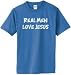 Real Men Love Jesus on 100% Heavy Cotton T-Shirt (Adult & Youth) (40 colors)