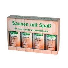 Bergland Saunaaufguss Sauna Aufguss Set Set 4 x 50 ml