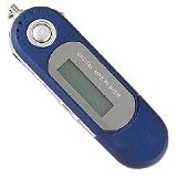 1GB USB 2.0 Flash Drive/MP3 Player w/ Voice Recorder - Blue