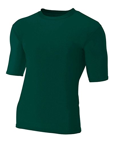 A4 Men's Compression Crew 1/2 Sleeve