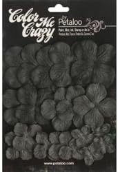 Bulk Buy: Petaloo Floral (3-Pack) Color Me Crazy Flower Layers .75' To 1.75' 20/Pkg Chalkboard Hydrangeas P1505500