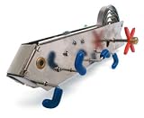  : BONGA mechanical METAL Robot WIND UP Toy science NEW