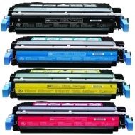 Compatible Black/Cyan/Yellow/Magenta HP Multi-pack Cartridges 7,500 Page Yield for HP Color LaserJet CP4005, HP Color LaserJet CP4005dn, HP Color LaserJet CP4005n