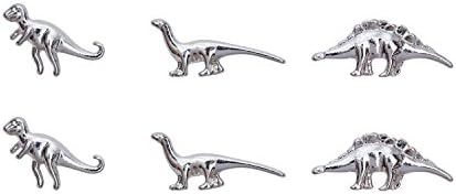 Chiclala Accessories 3 Pairs of T Rex Jurassic Jurasic Dinosaur Vintage Stud Earrings Set