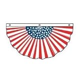 Americana Full Fan by Arkansas Flag and Banner