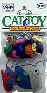 Vo-Toys Kitty Combo Mice Assorted 7 pack Cat Toy