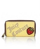 Juicy Couture - Juicy Couture Strawberry Field Zip Around Wallet Large Yellow