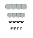 Hearthstone Square 16-Piece Set Service for 4, Eco Honesty