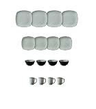 Hearthstone Square 16-Piece Set Service for 4, Eco Honesty