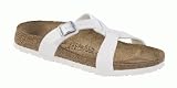 birkis insoles-Birkis slippers Sylt from Birko-Flor in White with a narrow insole