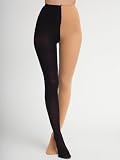 American Apparel Opaque Two Color Pantyhose