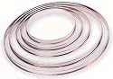 Tart Ring 3/4" High, Stainless Steel - 100mm (4")