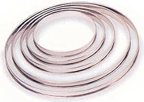 Tart Ring 3/4" High, Stainless Steel - 80mm (3-1/8")
