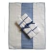 Tadpoles Classics Gingham Navy - Burp Cloths