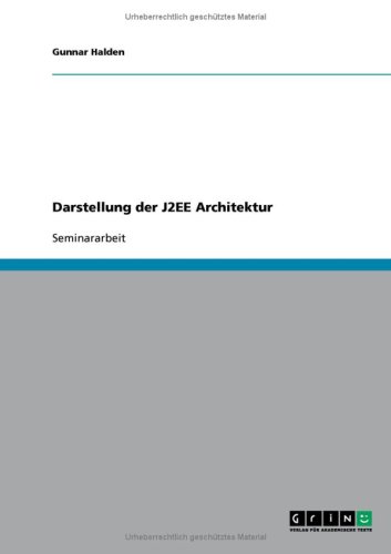 Darstellung der J2EE Architektur