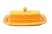 Fiesta Tangerine 494 7-Inch Covered Butter Dish