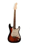 39 &acute; Coffee Electric Guitar with Carrying Bag and Accessories - B0008IUW0M