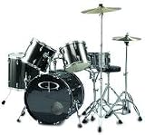 GP Percussion Performer 5 Piece Full Size Drum Set
