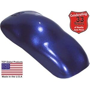 Indigo Blue Metallic ACRYLIC ENAMEL Car Auto Paint Kit