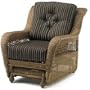 Kate's Collection All-Weather Wicker Single Glider w/Expresso Cushions (non-stackable)