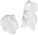 Mikasa Antique White Bunny Salt & Pepper Set