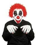 Sad Sal Clown Mask With Hands Halloween