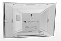 Sony DPF-V1000 Digitaler Bilderrahmen (25,4 cm (10 Zoll) Display, 1 GB interner Speicher, Steckplatz f&Atilde;&frac14;r MS, SD, CF, xD) wei&Atilde;? -chrom mit Fernbedienung