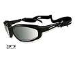 Wiley X XL-1 Sunglasses Black Frame w/2 Lens Set - Smoke Green, Clear