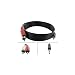 Stereo Audio 3.5mm Plug to 2RCA Audio Cable: 6 ft - by Abacus24-7