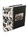 Malden International Baroque Flocked Collection, Bound Photo Album with Memo, Holds 200 4 x 6 Photos, 2 per Page