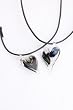 Dichroic Heart Necklace