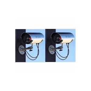 Outdoor Fake Security Cameras W Led Lights